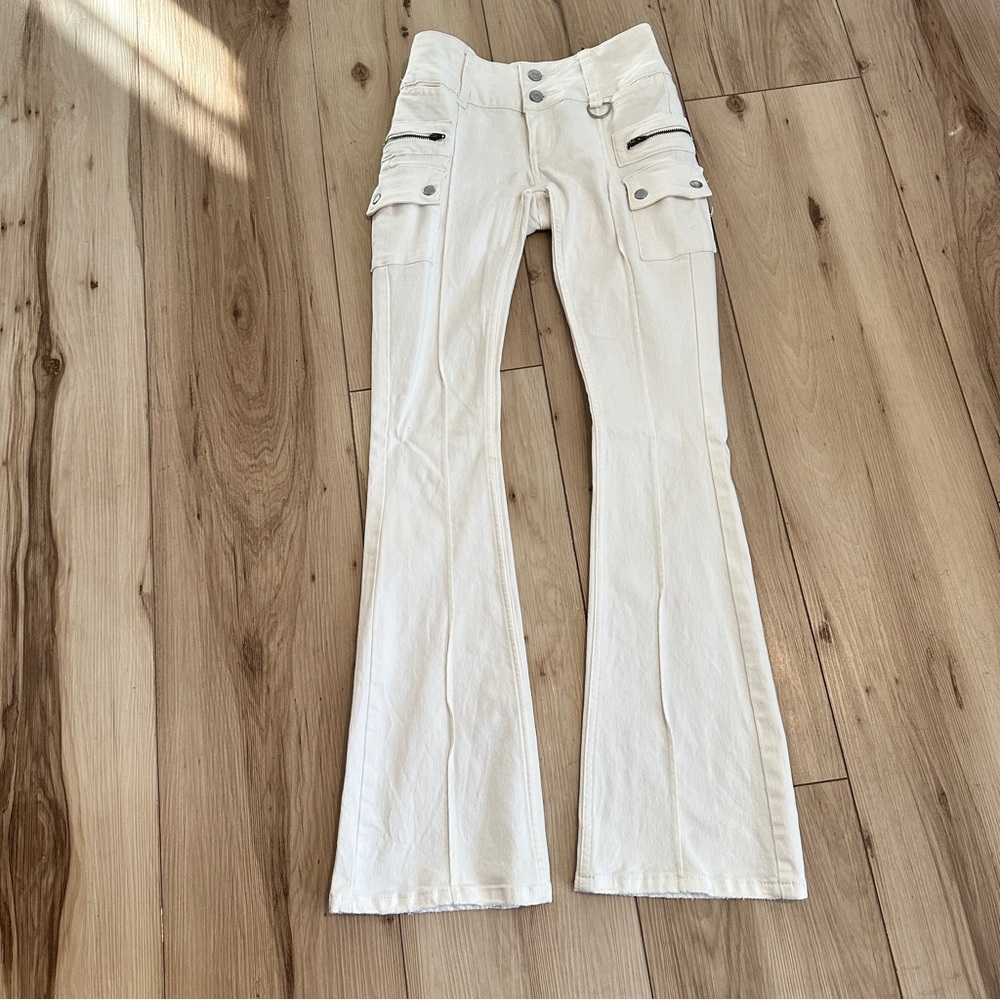 Urban Outfitters White Denim Cargo Pants  BDG Pants